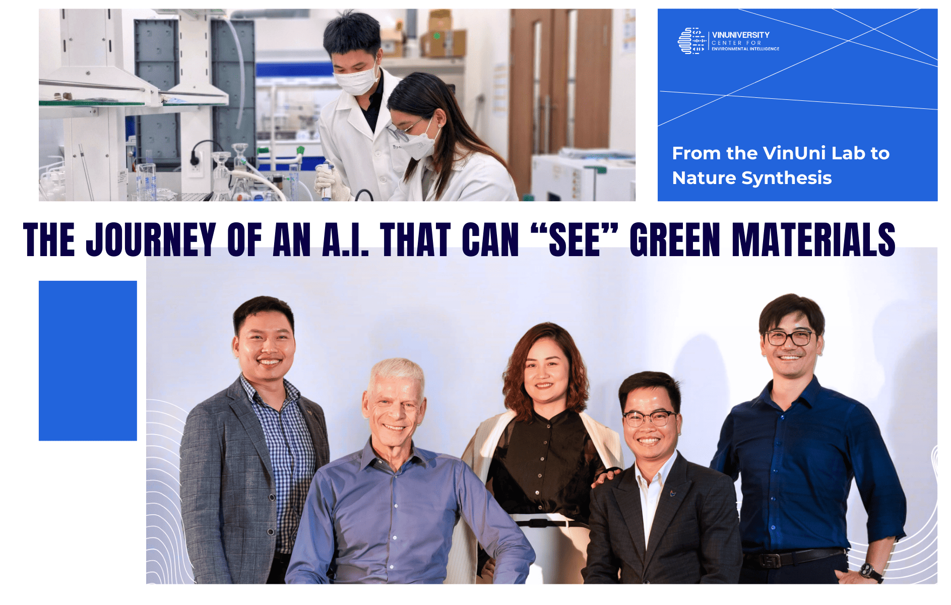 From the VinUni Lab to Nature Synthesis: The Journey of an AI That Can “See” Green Materials